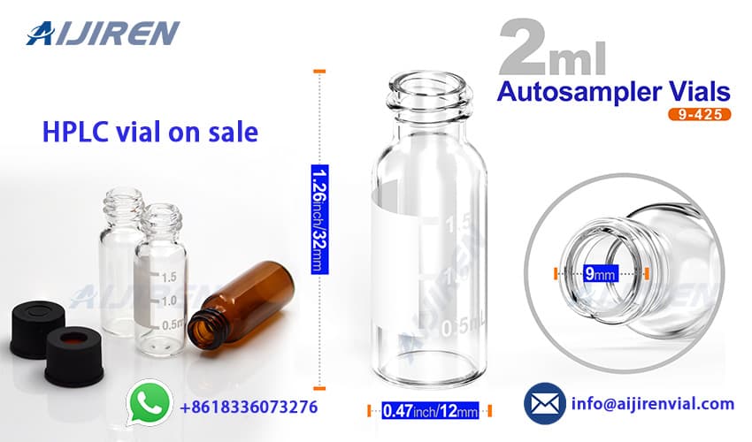 VWR crimp HPLC autosampler vials with high quality